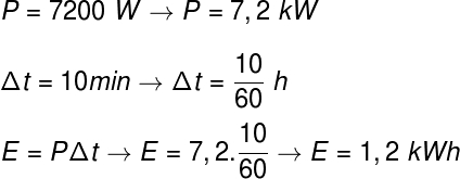 Cálculo da Energia Elétrica