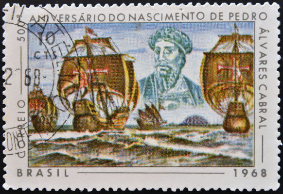 Pedro Álvares Cabral foi o escolhido para capitanear a expedição portuguesa que chegou ao Brasil em 22 de abril de 1500. [1]