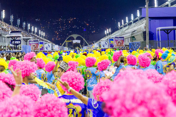 As escolas de samba e os desfiles de Carnaval contribuíram para a popularização do samba no Brasil.[1]