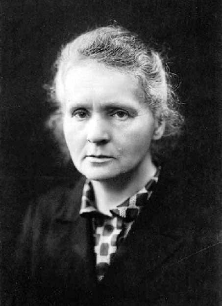 Marie Curie foi laureada duas vezes com o Nobel: uma vez em Física e outra vez em Química.