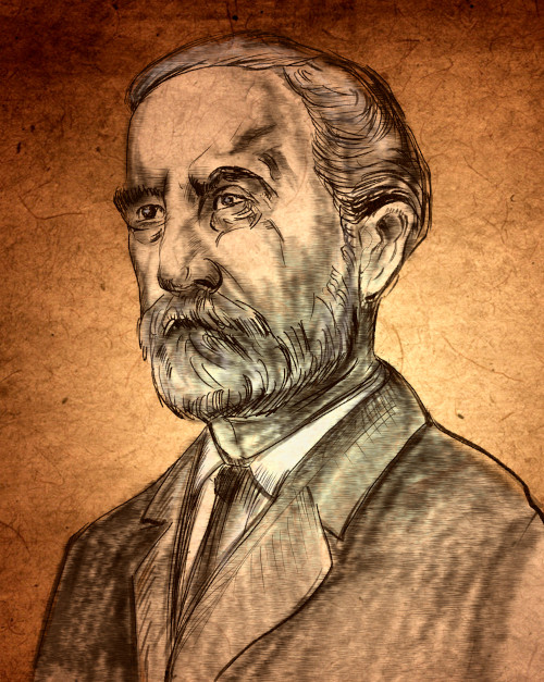 Imagem retratando Josiah Willard Gibbs (1839-1903).