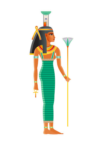 Hieróglifo de Ísis, a mãe de todos os faraós