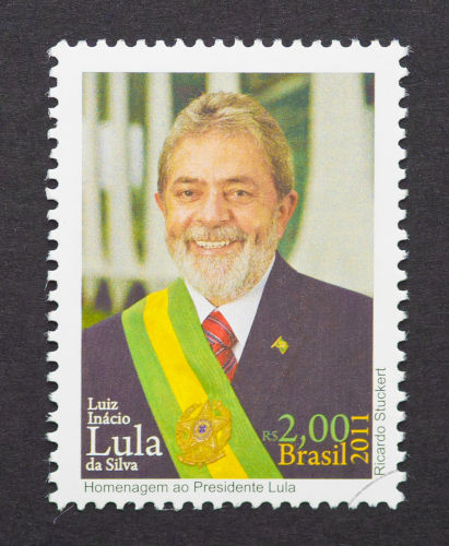 Selo comemorativo de Luiz Inácio Lula da Silva