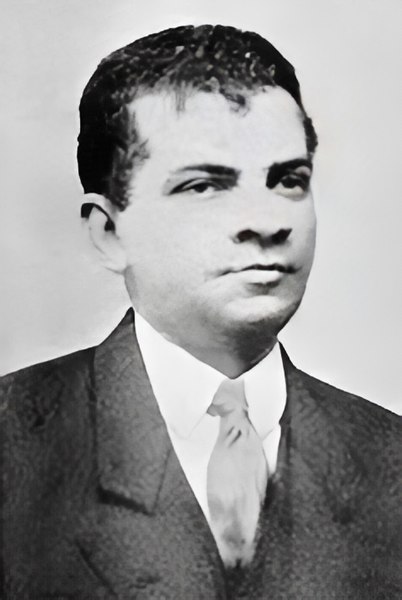 O escritor Lima Barreto em 1917