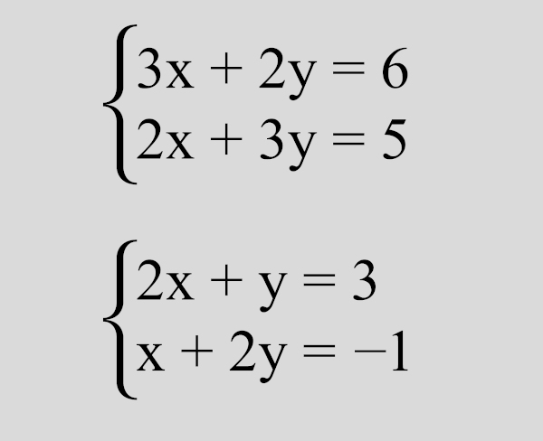 A regra de Cramer é um método para resolver sistemas lineares.