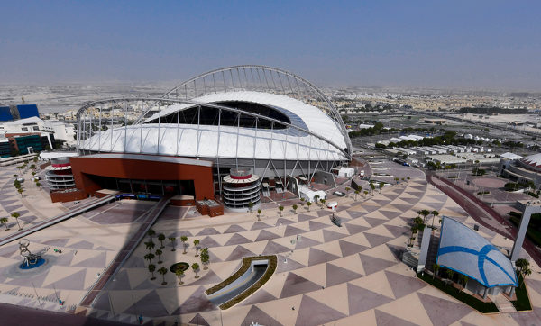 Estádio Khalifa: único que foi reformado para a Copa do Catar. (Crédito: Divulgação)