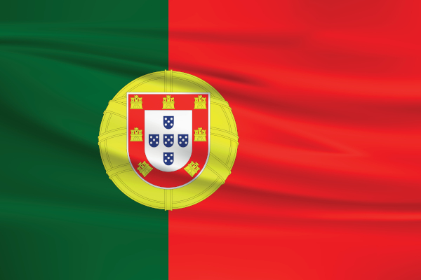 Bandeira de Portugal.