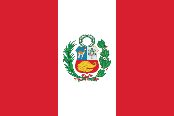 Bandeira do Peru.