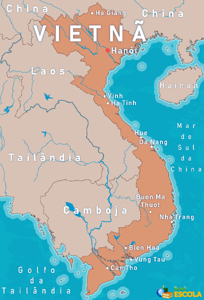  Mapa do Vietnã