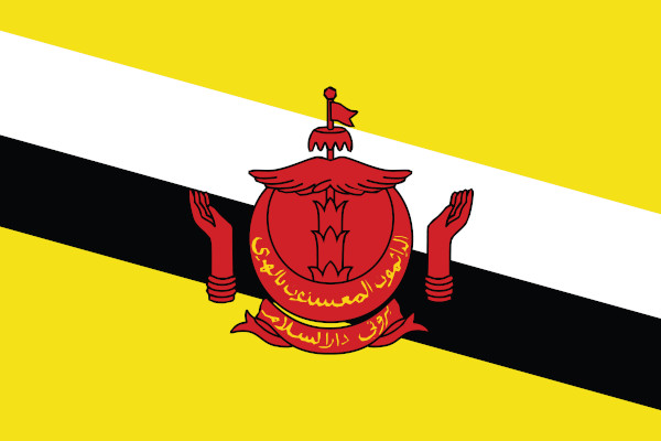 Bandeira de Brunei.