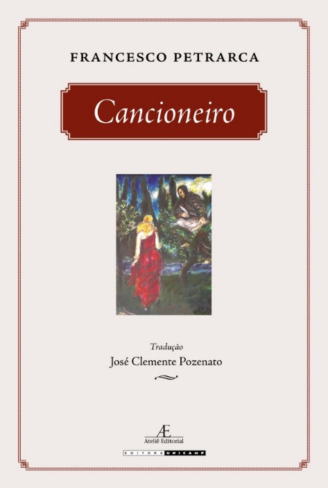 Capa do livro Cancioneiro, de Francesco Petrarca, publicado pela Ateliê Editorial.