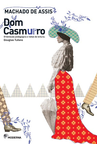 Capa de Dom Casmurro, de Machado de Assis, um dos romances mais famosos da literatura brasileira.