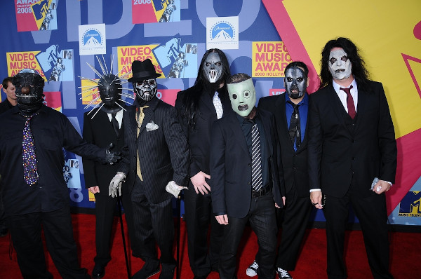 Integrantes da banda de new metal Slipknot.