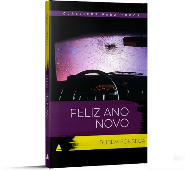 Capa do livro Feliz ano novo, de Rubem Fonseca, publicado pela editora Nova Fronteira. [2]