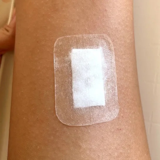 Biocurativo aplicado na pele