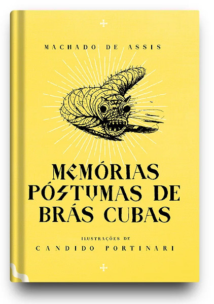 Capa do livro Memórias póstumas de Brás Cubas, de Machado de Assis, um dos mais famosos clássicos da literatura brasileira.