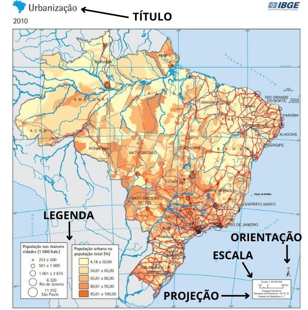 O Que é Legenda Geografia