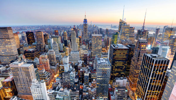 Cidade de Nova York, no estado de Nova York, um dos 50 estados dos Estados Unidos.