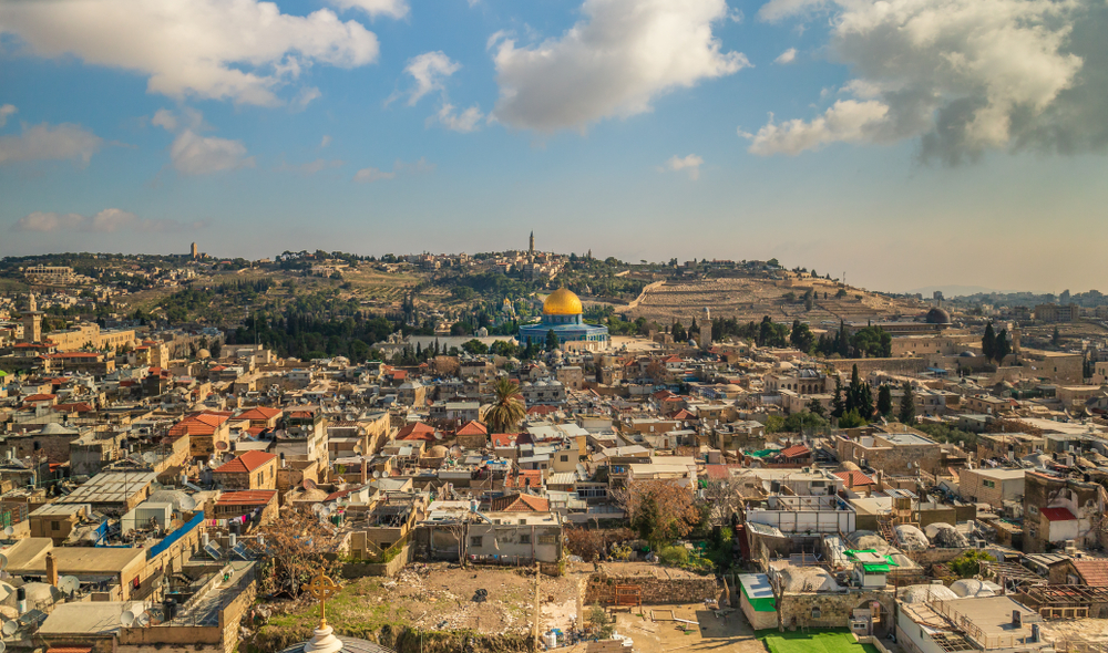 panorama de cidade de Jerusalém