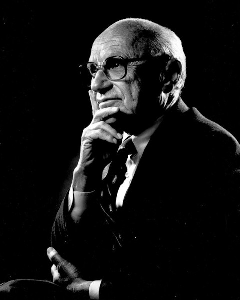Milton Friedman, um dos principais teóricos do neoliberalismo.