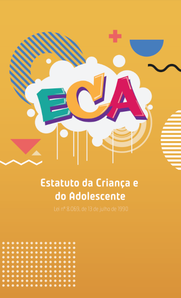 Capa da edição de 2022 do Estatuto da Criança e do Adolescente (ECA).