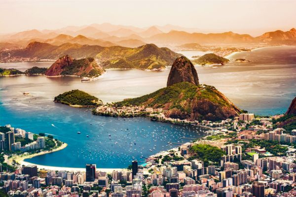 Visão panorâmica da cidade do Rio de Janeiro
