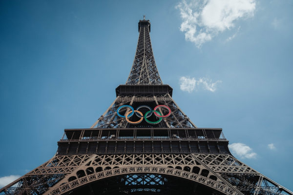 Imagem de Paris em referências às olimpíadas