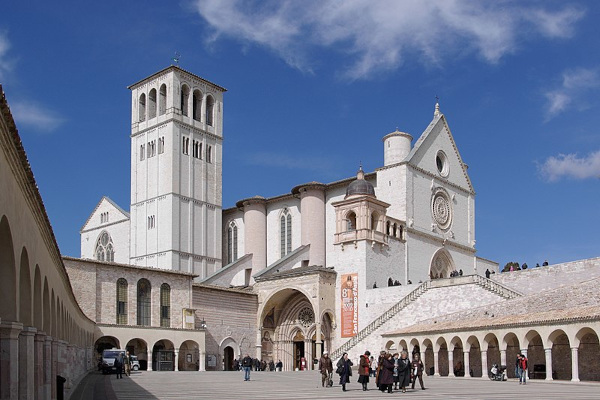 Basílica de São Francisco de Assis, em Assis.