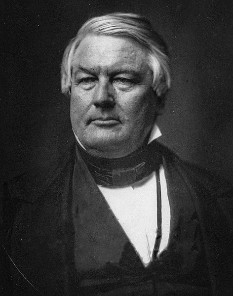 Retrato de Millard Fillmore, um dos presidentes dos Estados Unidos.