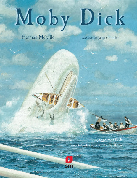 Capa do livro Moby Dick, de Herman Melville, publicado pela editora SM.