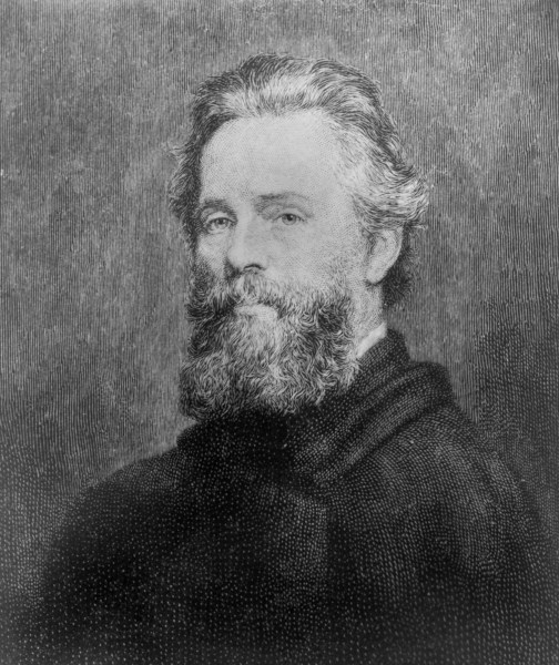 O escritor Herman Melville, autor de Moby Dick.