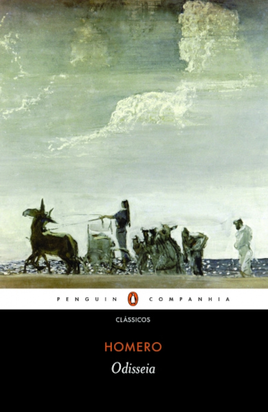 Capa do livro “Odisseia”, de Homero, publicado pela Editora Companhia das Letras.