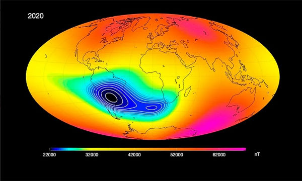 Anomalia Magnética no Sul e no Sudeste do Brasil em exercício da Uema sobre magnetismo.