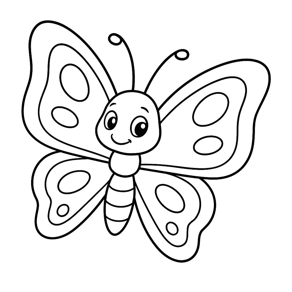 Desenho para colorir borboleta