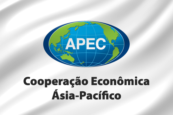Logo da Apec,  Cooperação Econômica Ásia-Pacífico. [imagem_principa]