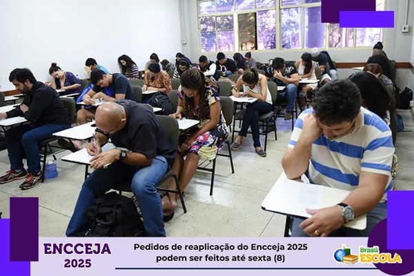 Reaplicação do Encceja 2025 Candidatos em sala de prova do Encceja