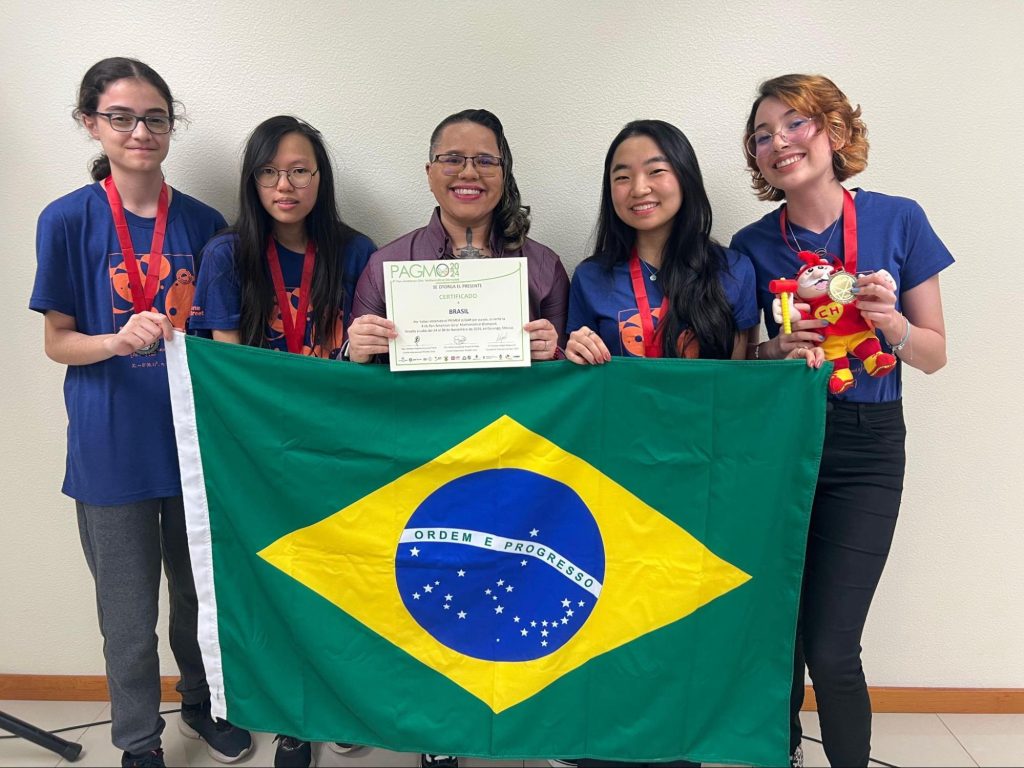 Estudantes campeãs da PAGMO