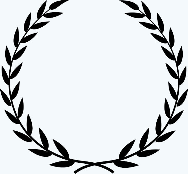 Coroa de louros, um dos principais símbolos do paganismo.