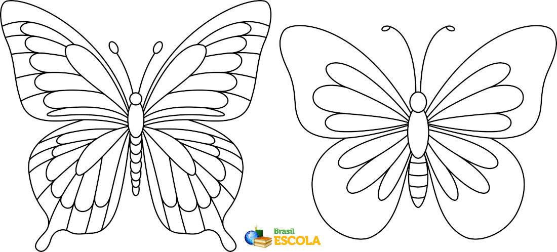 desenhos de borboletas para colorir