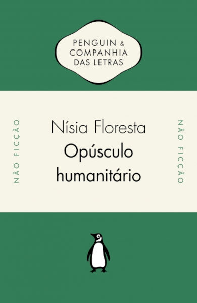 Capa do livro “Opúsculo humanitário”, de Nísia Floresta, publicado pela editora Companhia das Letras.