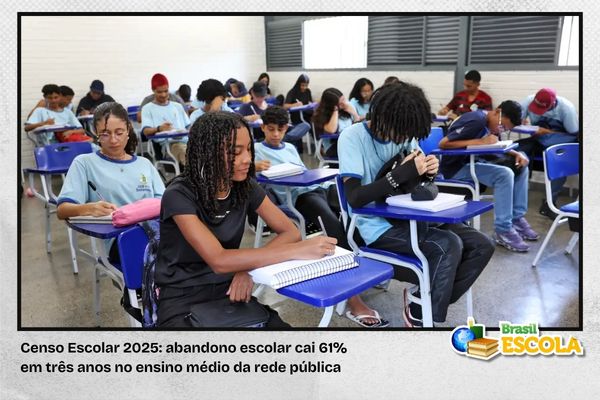 Estudantes em sala de aula
