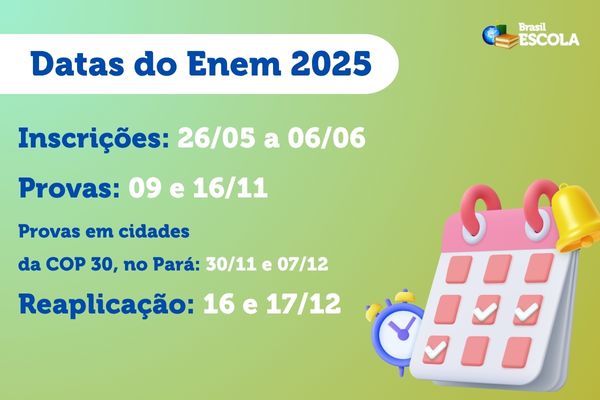 Datas do Enem 2025