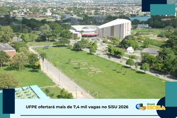 Vista aérea do campus da UFPE