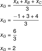 Cálculo do valor de XG