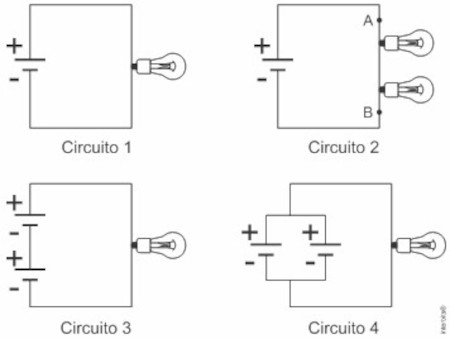 Diferentes tipos de circuito em questão da UFU.