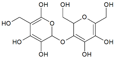Fórmula estrutural da sacarose