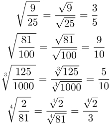 SIMPLIFICAÇÃO DE UM RADICAL 