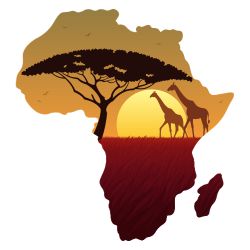 História mapa da áfrica