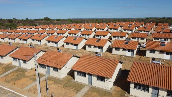 Conjuntos habitacionais populares, uma das principais características das periferias.