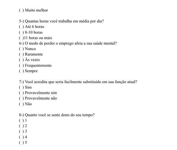 QUESTIONÁRIO
